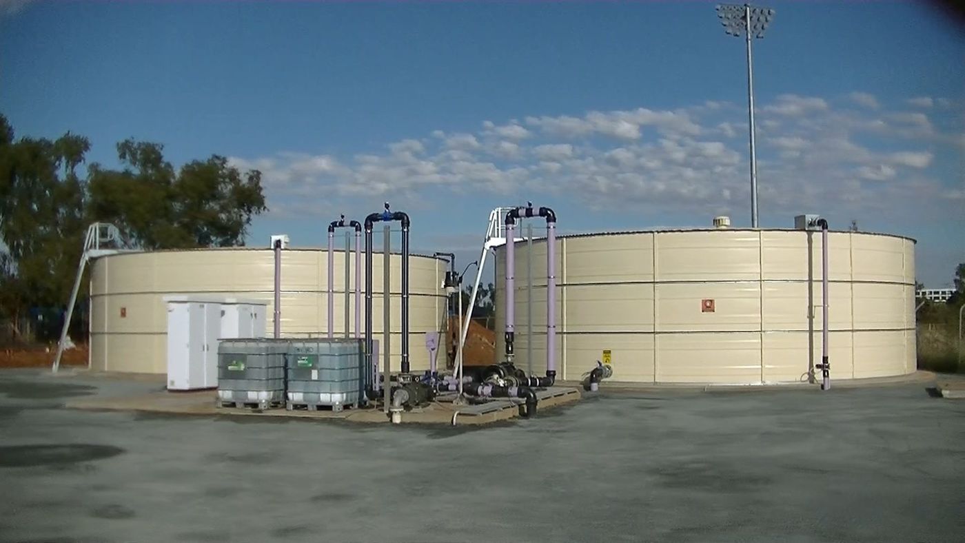 Kevin Scott Oval water tanks, Port Hedland
